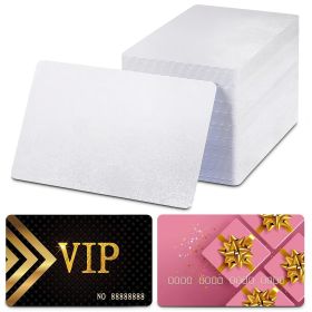 100 Pcs Sublimation Business Card Blanks Double Sided Aluminum Alloy Cards Pearl Color Thin & Smooth Sublimation Blanks for Printing & Personaliz