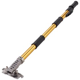 VEVOR Drywall Flat Box Handle; 40''-64''; Anodized Aluminum Flat Finishing Extension Handle; 5-Section Length Adjustable; Non-slip Grip and 360°