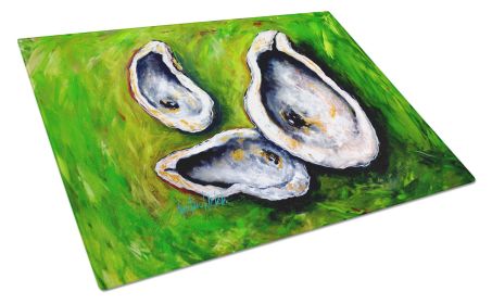 NEW All Shucked Oysters Glass Cutting Board Decorative Tempered Glass Kitchen Cutting and Serving Board Large Size Chopping Board