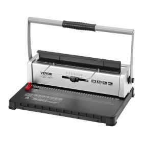 VEVOR Coil Spiral Binding Machine, Manual Book Maker 34-Holes Binding 120 Sheets