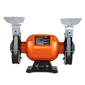 VEVOR Bench Grinder, 6 inch Single Speed Bench Grinder with 2.1A Brushless Motor 3550 RPM Table Grinder with 36/80-Grit Grinding Wheels for Grind