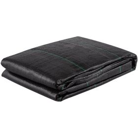 VEVOR Geotextile Fabric, 12.5 x 50 ft 3.5oz Woven PP Driveway Drain Cloth w/ 600lbs Tensile Strength, Heavy Duty Underlayment for Soil Stabilizat