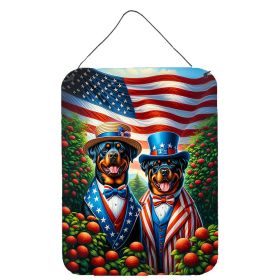 NEW All American Rottweiler Wall or Door Hanging Prints Aluminum Metal Sign Kitchen Wall Bar Bathroom Plaque Home Decor Front Door Plaque, 12x16