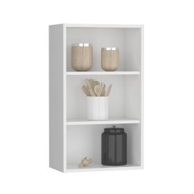 Kaltag Wall Cabinet, 3 shelves (Color: White)