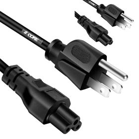 5 Core 3 Prong 6ft Power Cord AC Wall Plug 3 Slot Polarized 18AWG 10A 7A 125V Heavy Duty Wire 1/2/5- PL 1001 (Type: PL 1001 2PCS)